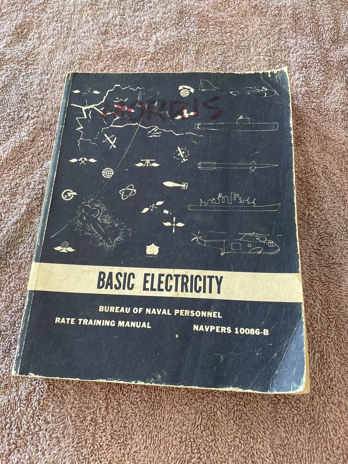 Vintage US Navy Basic Electricity Book 1969 Edition