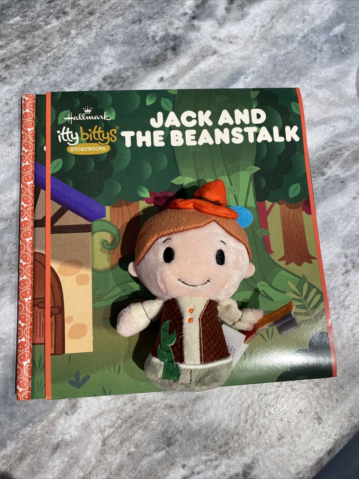 Hallmark Itty Bittys Jack and the Beanstalk Storybook & Plush Toy New