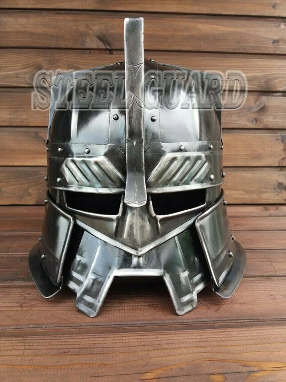 Medieval Larp Sca Warrior Moria Dwarves Blued Helmet Knight LOTR Helmet Replica