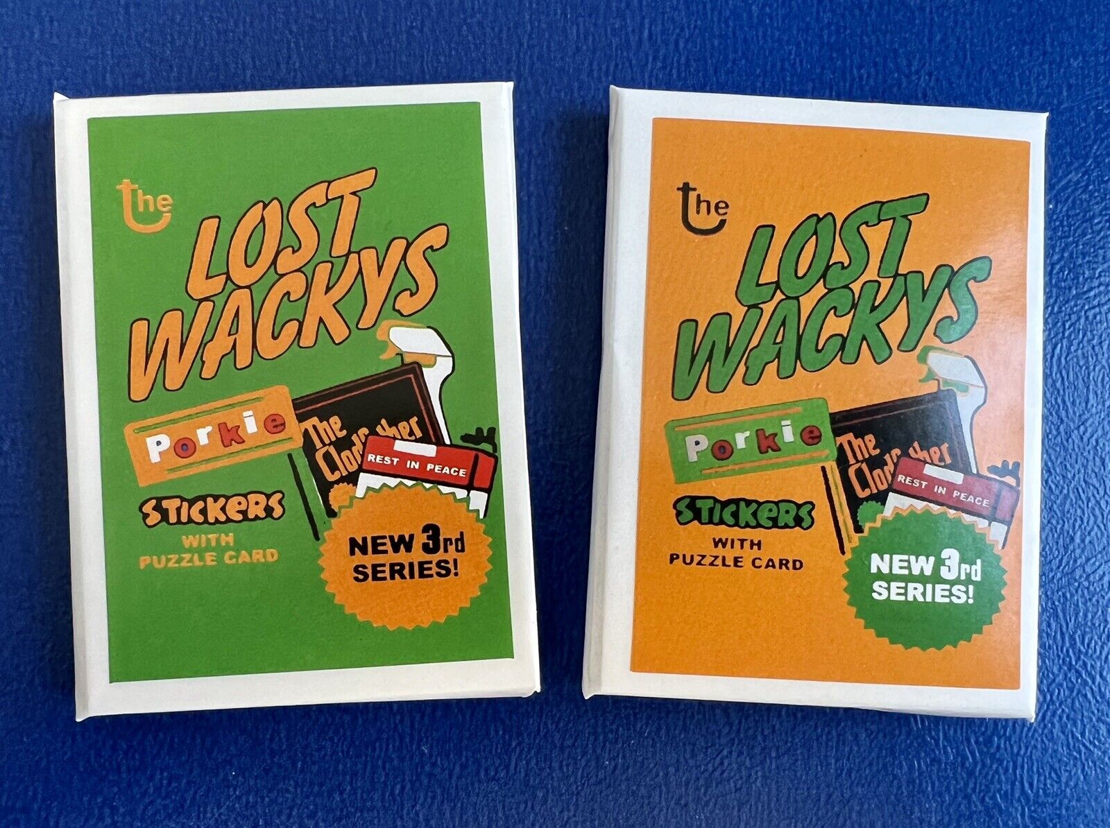 2011 LOST WACKY PACKAGES 3rd Series Complete Set Sealed in Two Packs REGULAR