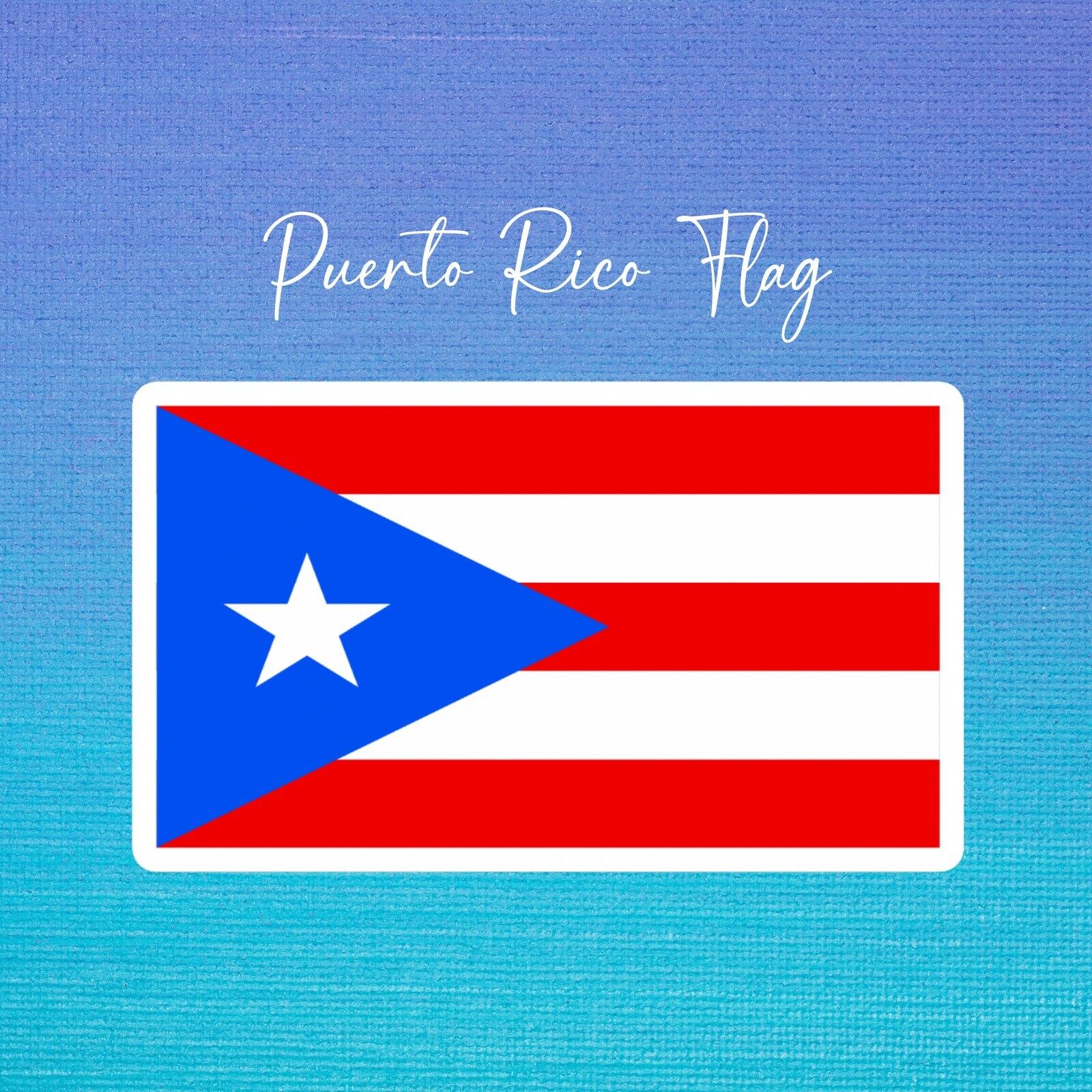 4 in x 2.5 in Puerto Rico Magnet Flag Fridge Locker  Sign Magnets Signs