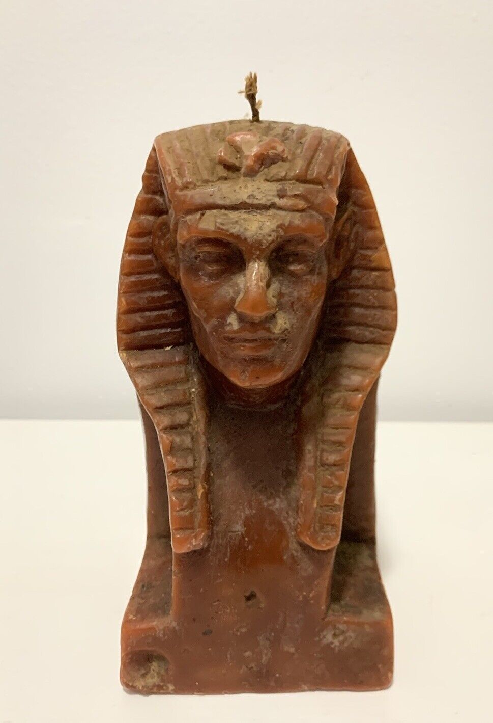 Rare Vintage Tutankhamun Candle Egyptian Pharaoh - 8 in. Tall