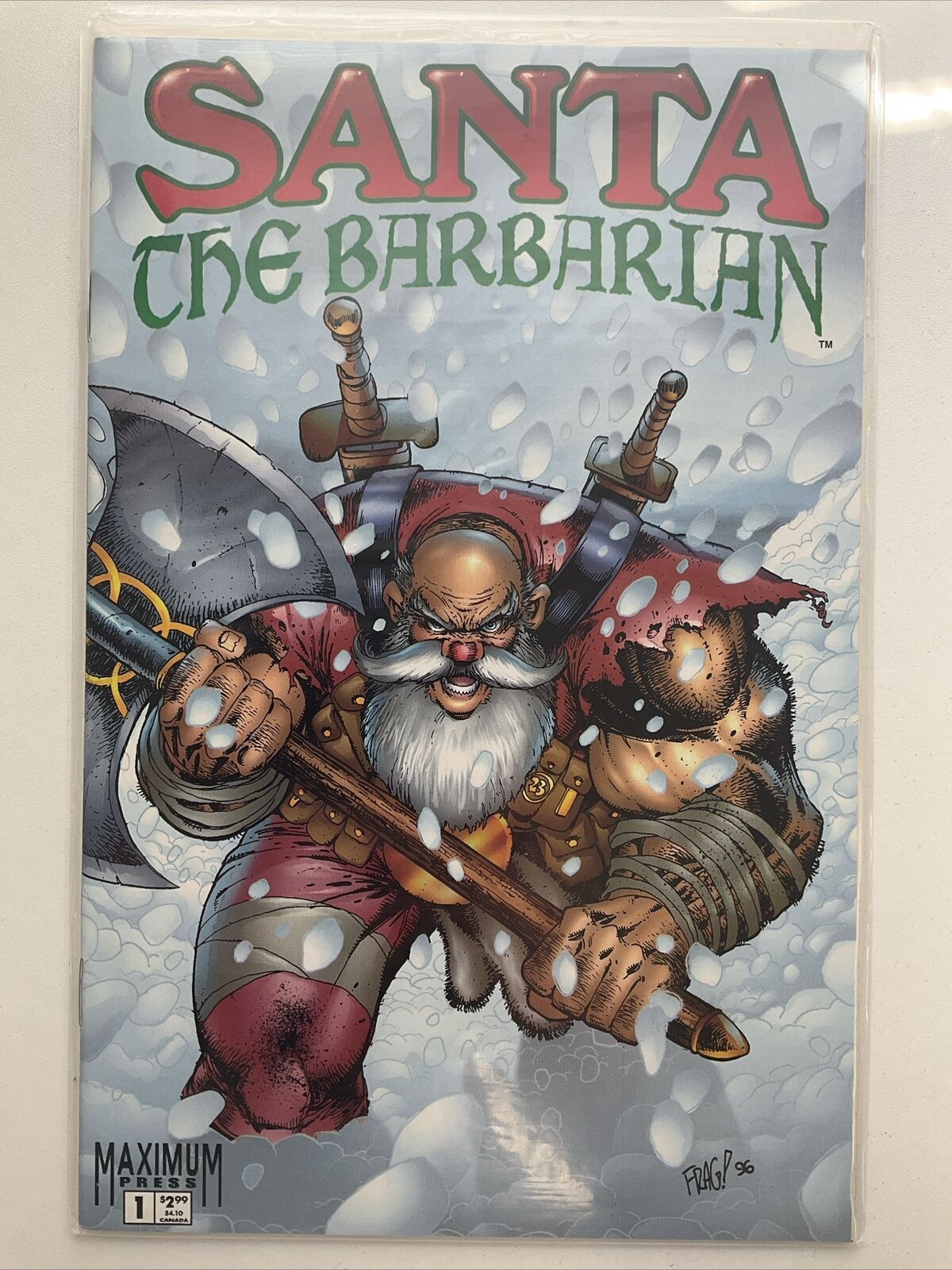 Santa The Barbarian 1 Maximum Press Comics 1996 Rob Liefeld