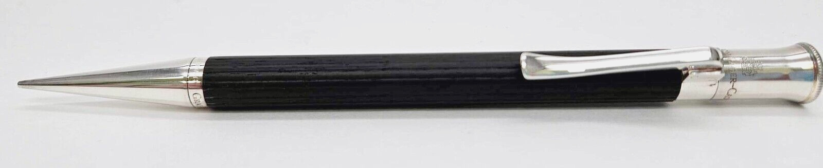 Graf von Faber-Castell Silver-Plated 0.7mm Mechanical Pencil Classic Ebony Wood