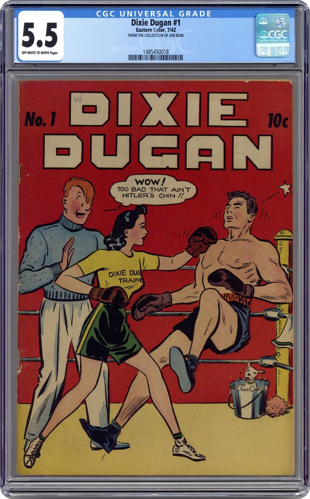 Dixie Dugan #1 CGC 5.5 1942 1485450018