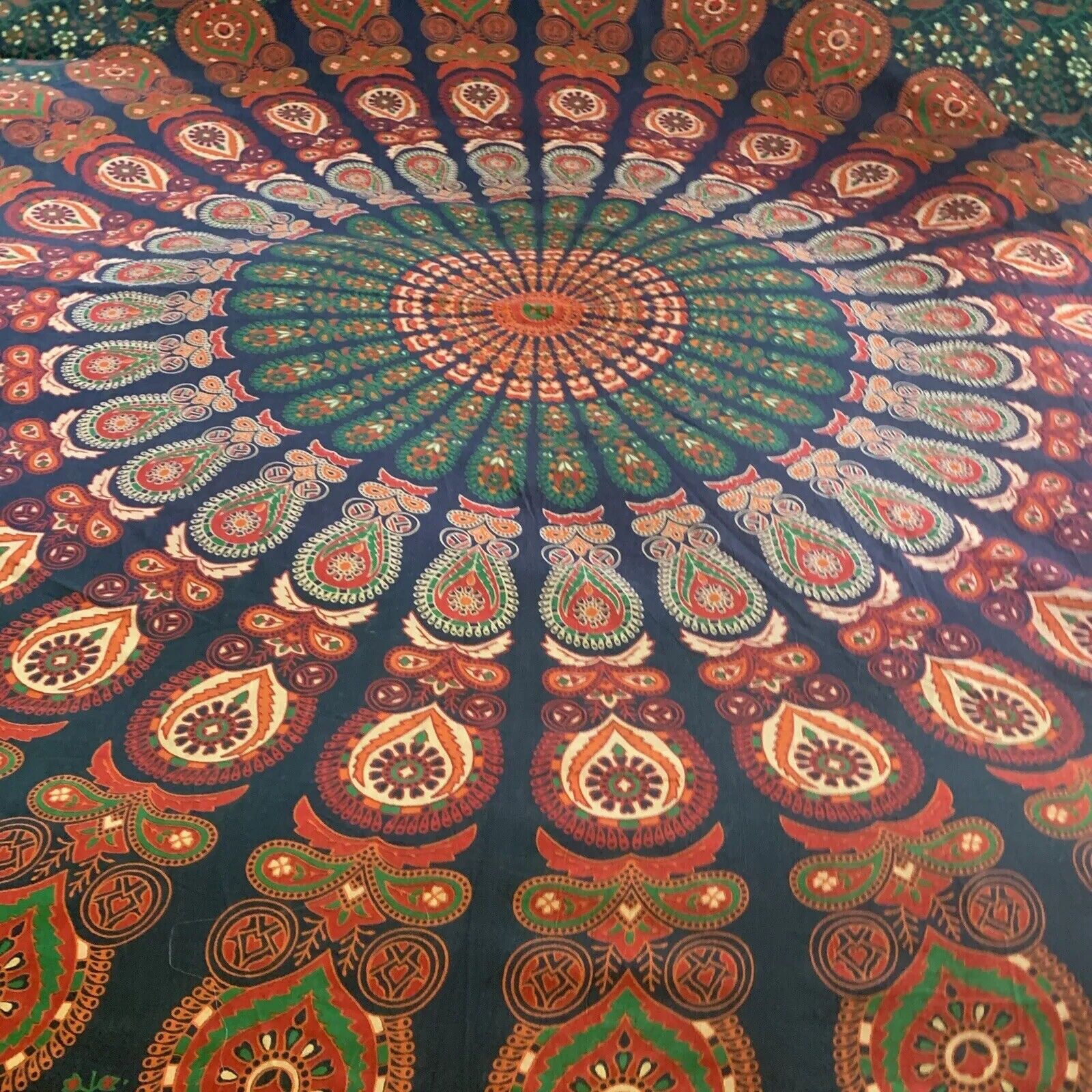 Large Indian Mandala Tapestry Hippie Wall Hanging Throw Bedspread 90 X 80