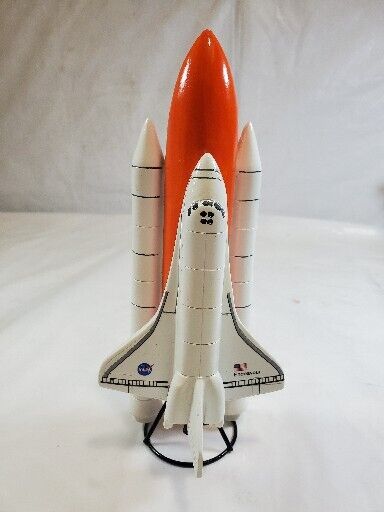 Vintage NASA Endeavour Space Shuttle Full Stack 9inch Wood Model Highly Detailed
