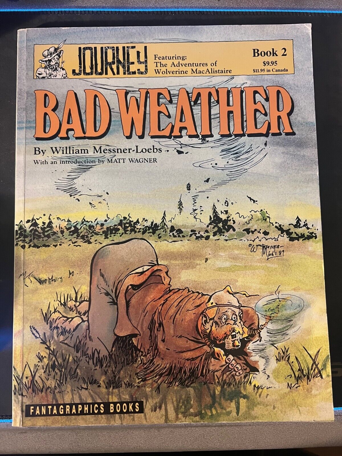JOURNEY Bad Weather by William Messner-Loebs Fantagraphics Paperback Book 2 Used