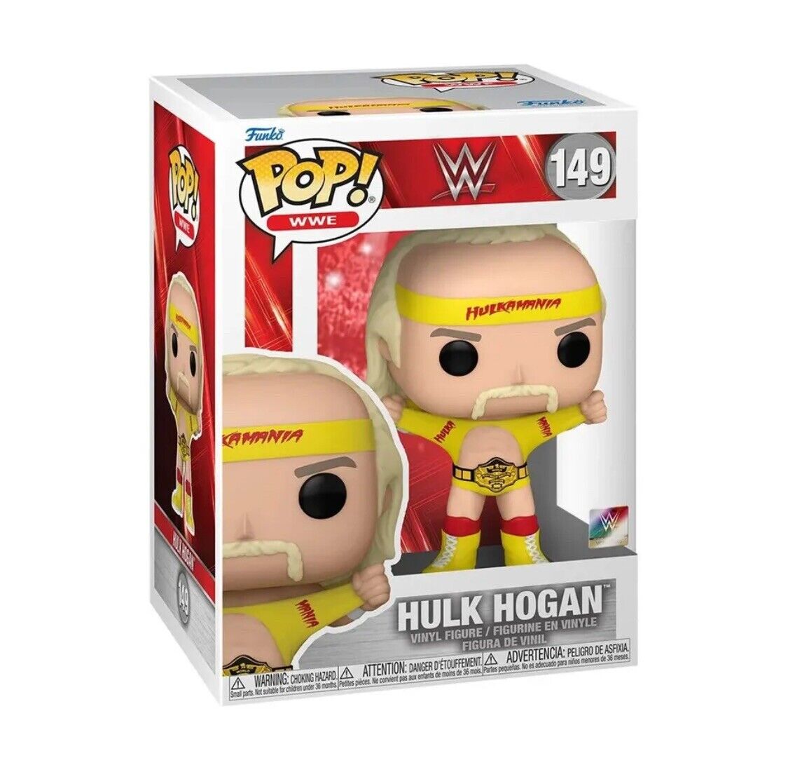 Funko POP WWE - Hulk Hogan Hulkamania with Belt Figure #149