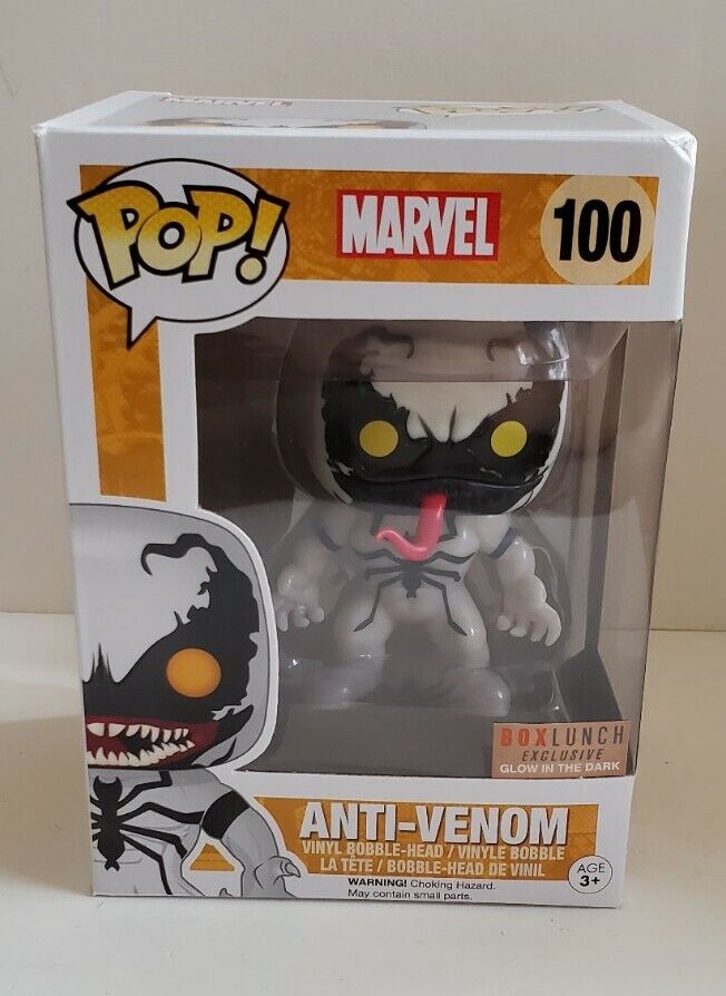 Funko Pop Marvel 100 Anti-Venom Box Lunch Exclusive Glow In The Dark B16