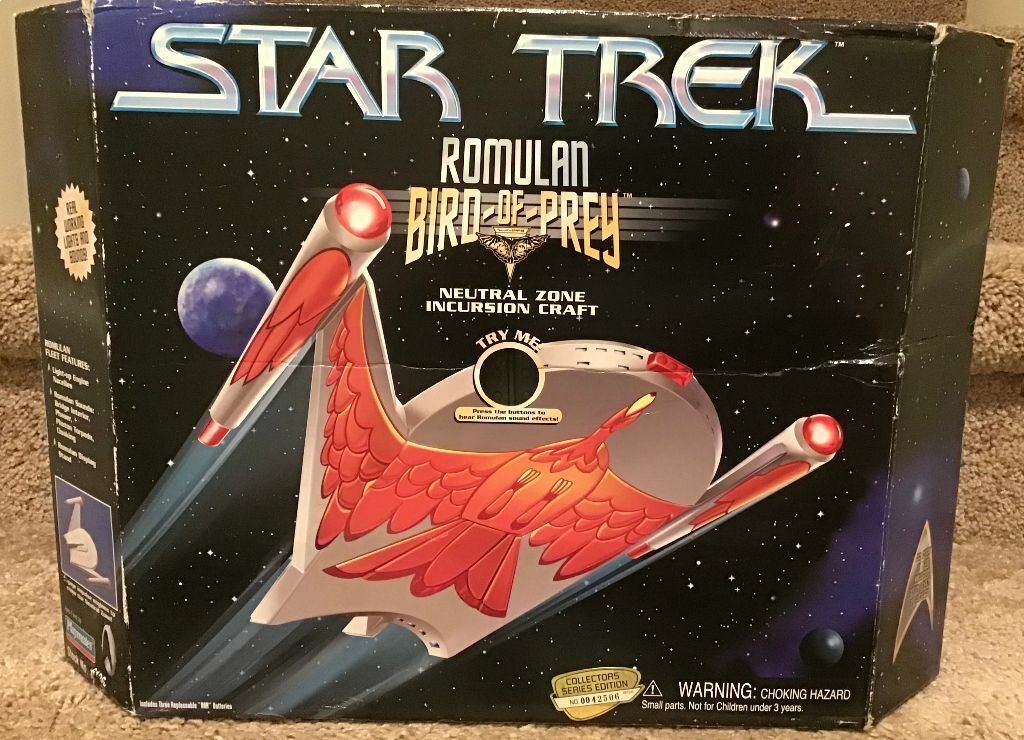 1997 Playmates Star Trek Romulan Bird of Prey MIB