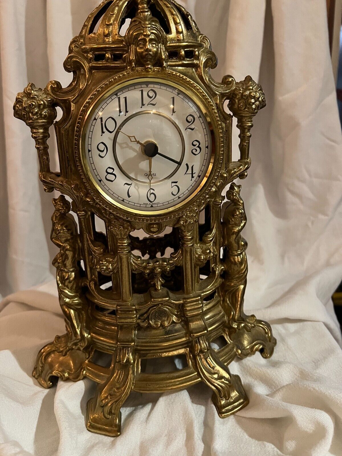 Vintage Brass Clock