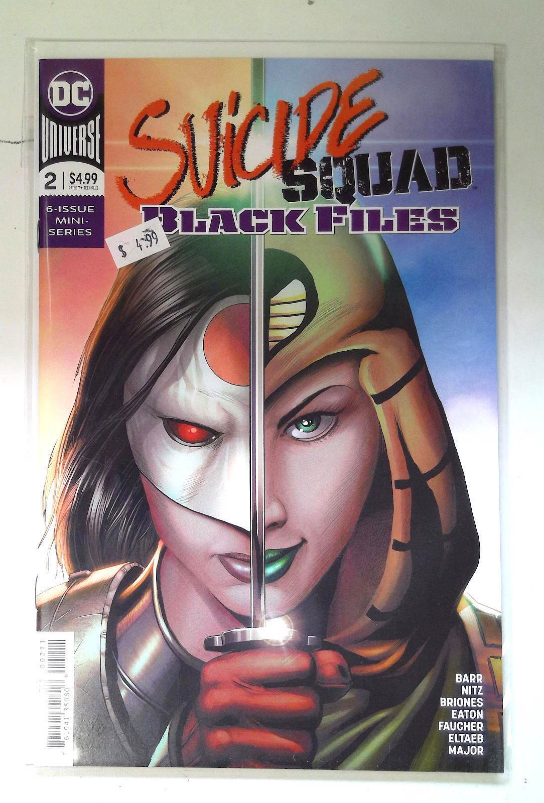 2019 Suicide Squad Black Files #2 DC Comics NM Katana 1st Print Comic Book