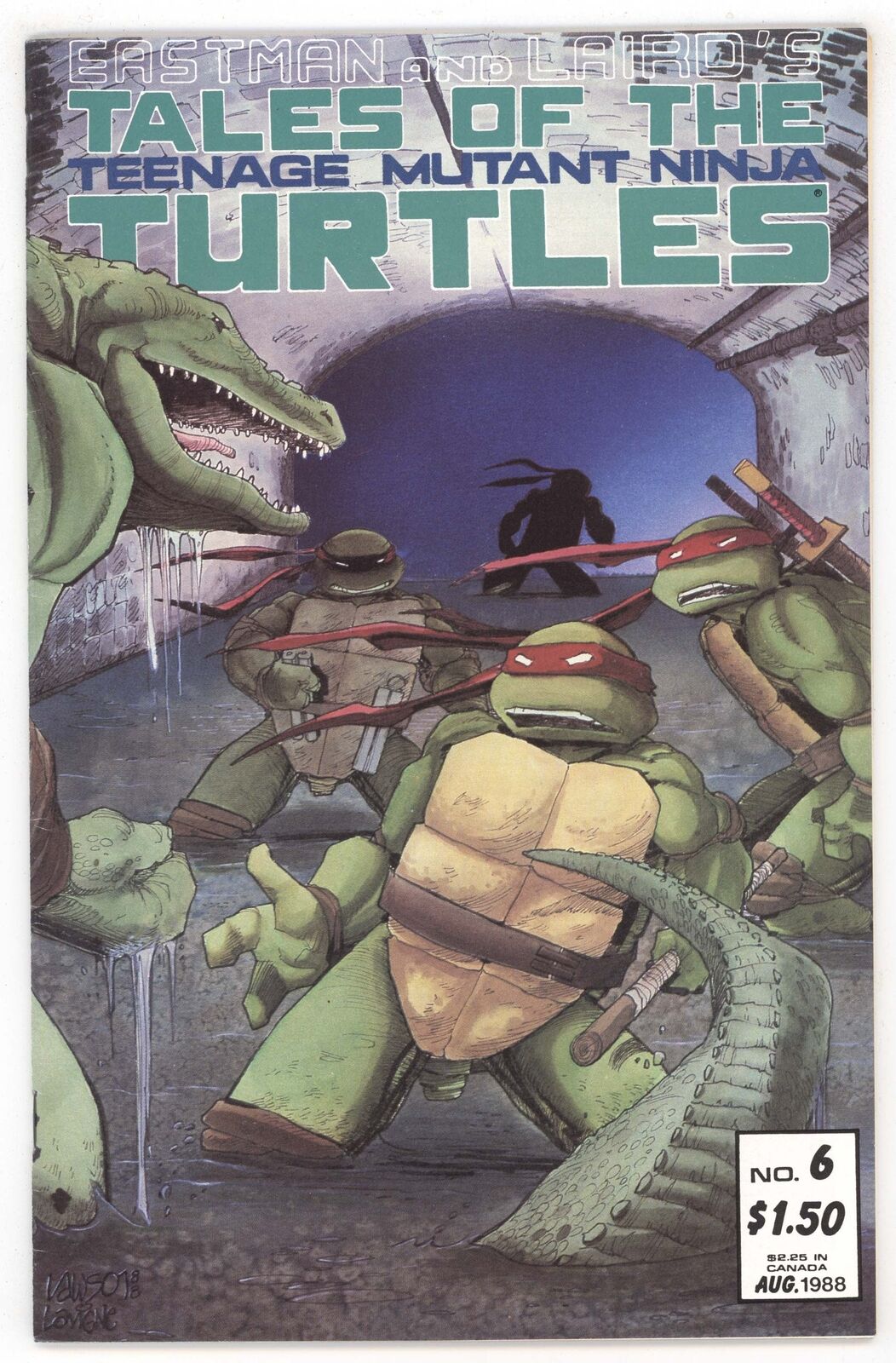 Tales Of Teenage Mutant Ninja Turtles 6 Mirage 1988 VF NM Kevin Eastman TMNT