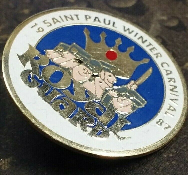 Saint Paul Winter Carnival 1987 Royal Guard pin badge