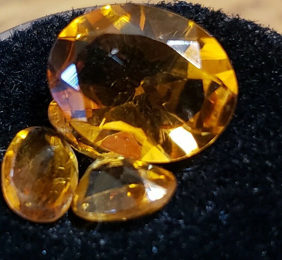 A+ Natural Authentic Citrine appx. 4 to 5 gem stones - American Cancer Supporter