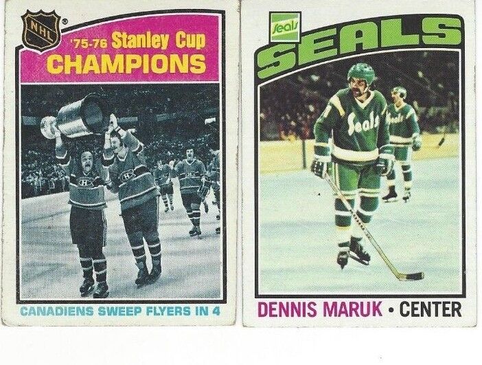 1976-77 Topps #264 Montreal Canadiens Champs