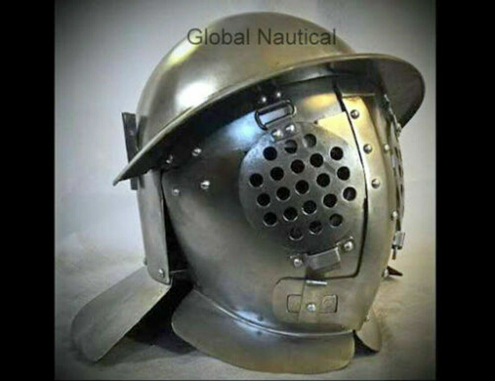 Gladiator Helmet Provocateur Model Battle Ready 18 gauge Medieval Armor Helmet