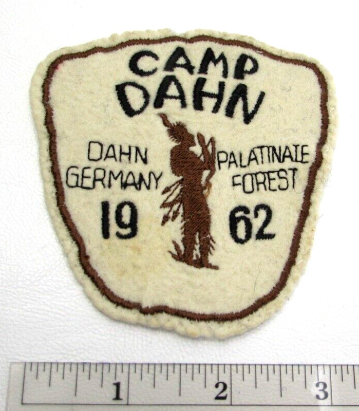 Vtg Camp Dahn Germany Palatinate Forest 1962 Patch Transatlantic Boy Scouts BSA