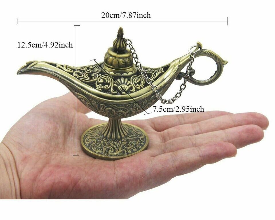 LUCK ATTRACTING BLESSED Genie Lamp Talisman - Happiness Wealth Love Wishes