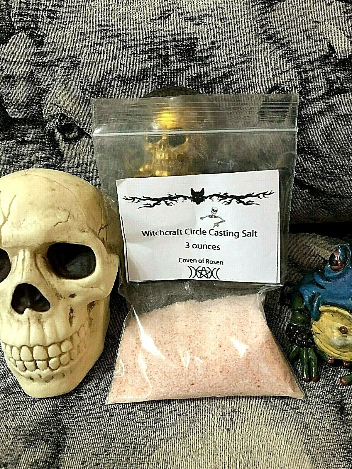 Witchcraft Apothecary Supplies~ Pink  Circle Casting Salt ~Cast A Circle