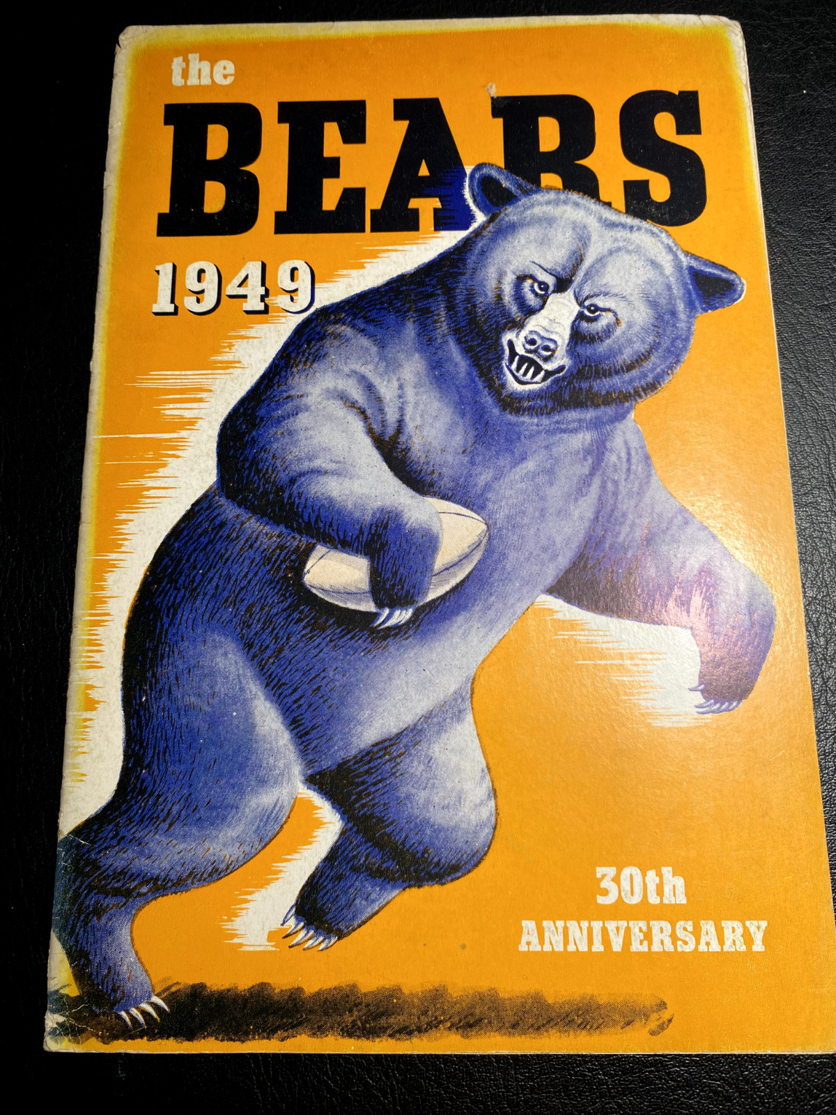1949 the Chicago Bears  30th Anniversary NFL Football