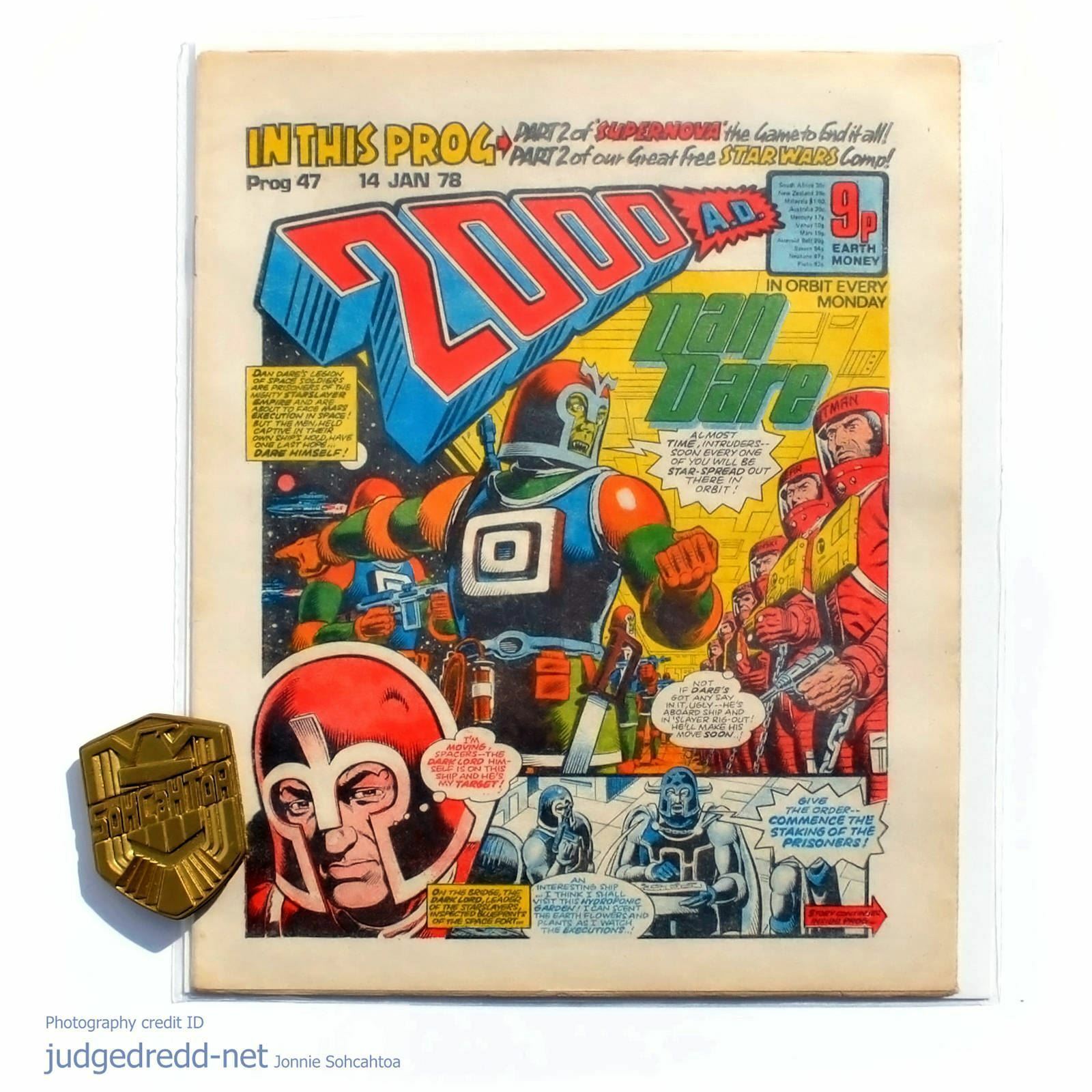 2000AD Prog 46 47 48 49 Brain Bolland Art All 4 Judge Dredd Comic Issues 1978