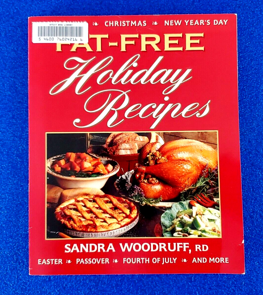 FAT FREE HOLIDAY RECIPES: TRADITIONAL CHRISTMAS COOK BOOK PAPERBACK SHIPS FREE