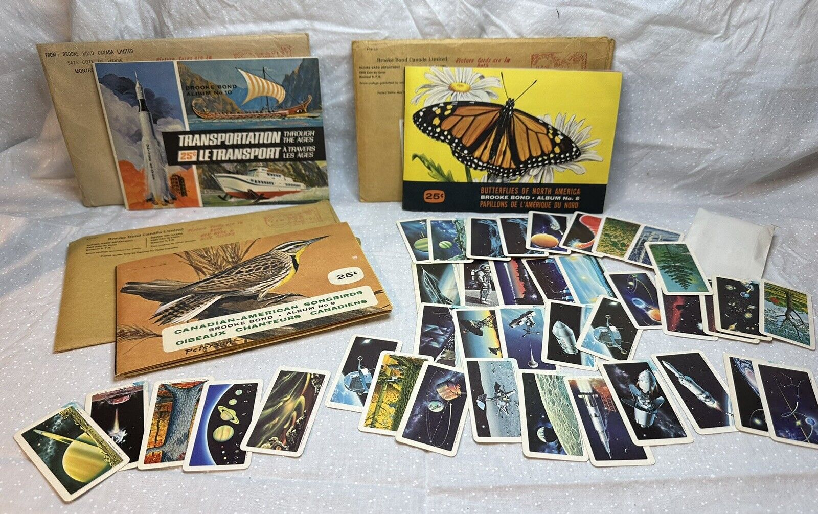 BROOKE BOND ALBUMS PLUS 40 EXTRA CARDS AS SEEN IN PHOTOS