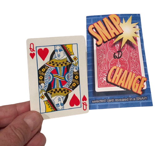 SNAP CHANGE BICYCLE CARD Mental Prediction Close Up Magic Trick Double Door SALE