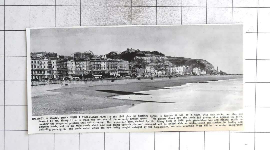 1949 Two Decker Plan Put Forward For Hastings By Sidney Little