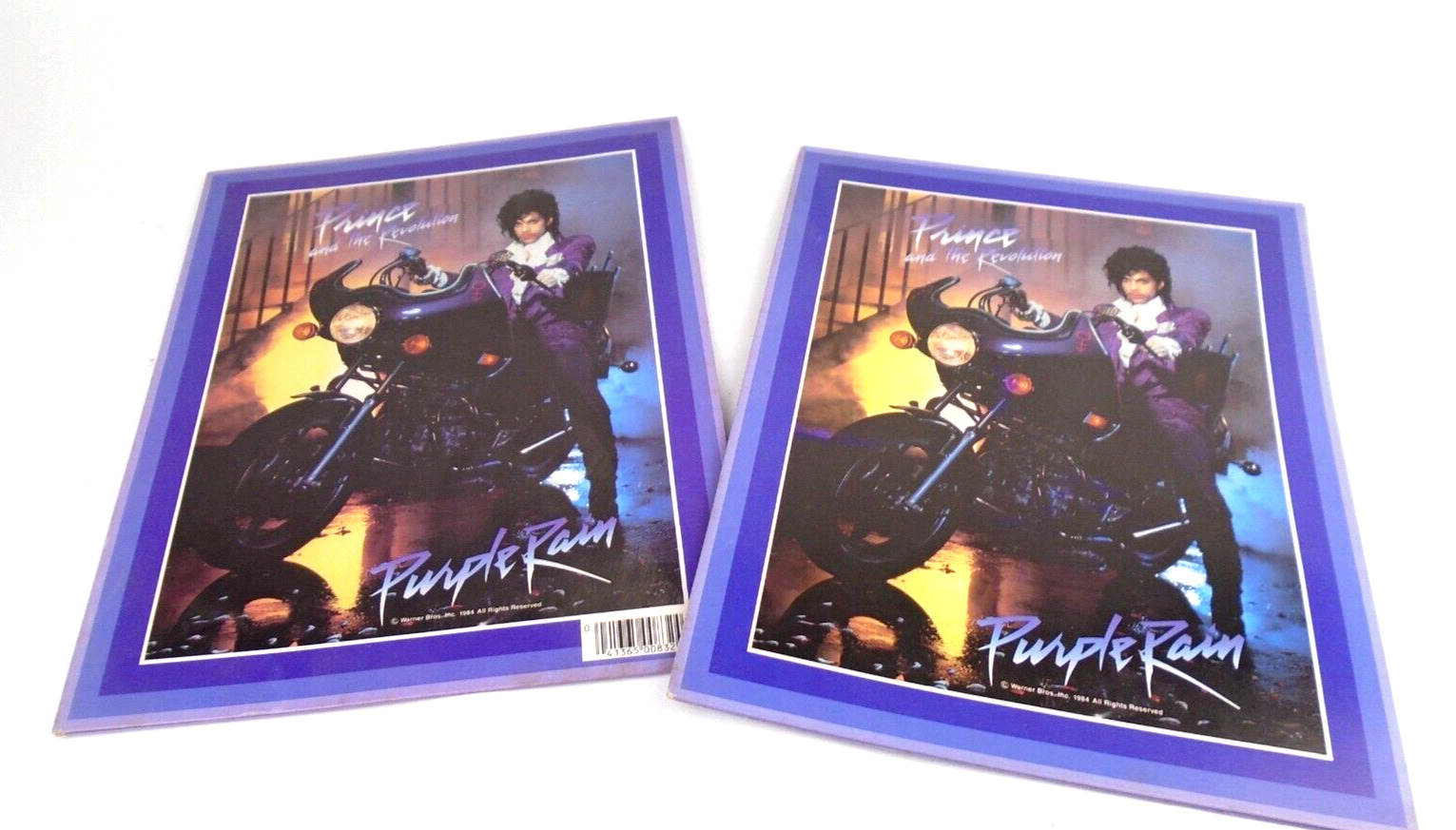 Vintage 1984 Prince & The Revolution Purple Rain 2-Pocket Folder Portfolio NOS