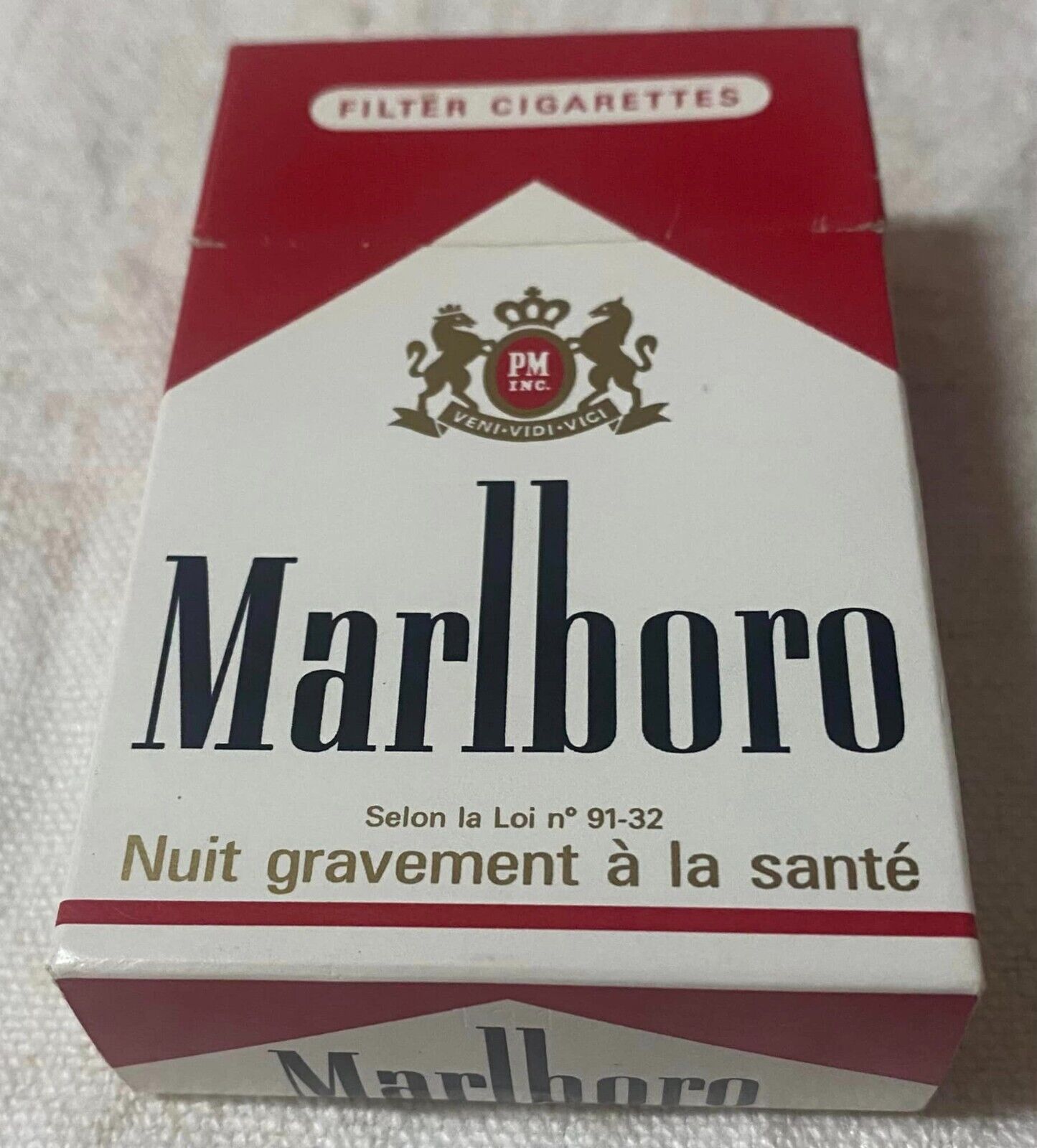 Vintage Marlboro Cigarette Cigarettes Cigarette Paper Box Empty