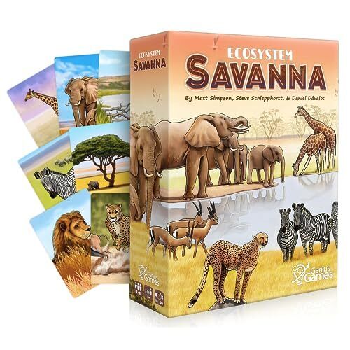 Ecosystem: Savanna - A Family Card Game About Animals on Ecosystem Savanna