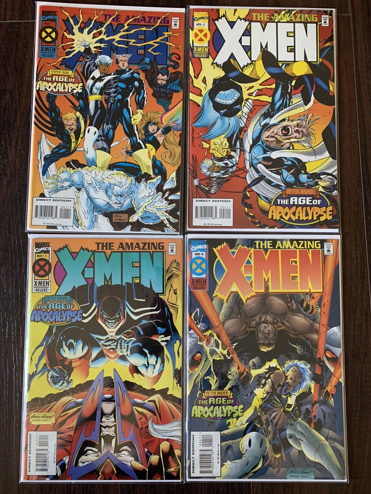 Marvel The Amazing X-Men #1-4 Complete Set The Age of Apocalypse
