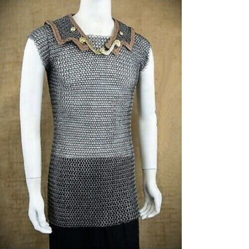 Lorica Hamata Roman Knight Medieval 16G Chainmail Armor M size