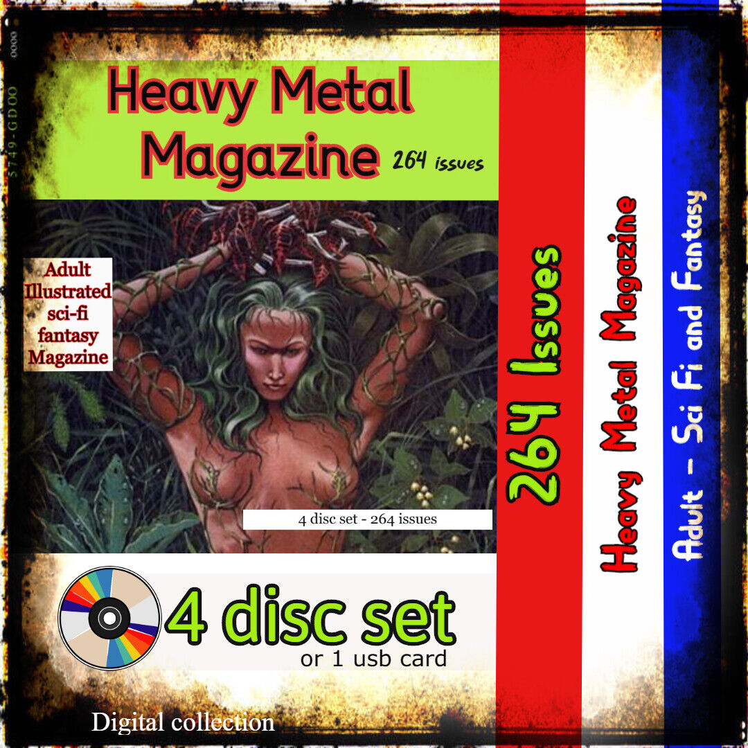 Heavy Metal  Magazine - Famous  - Sci Fi, erotica & steampunk comics.
