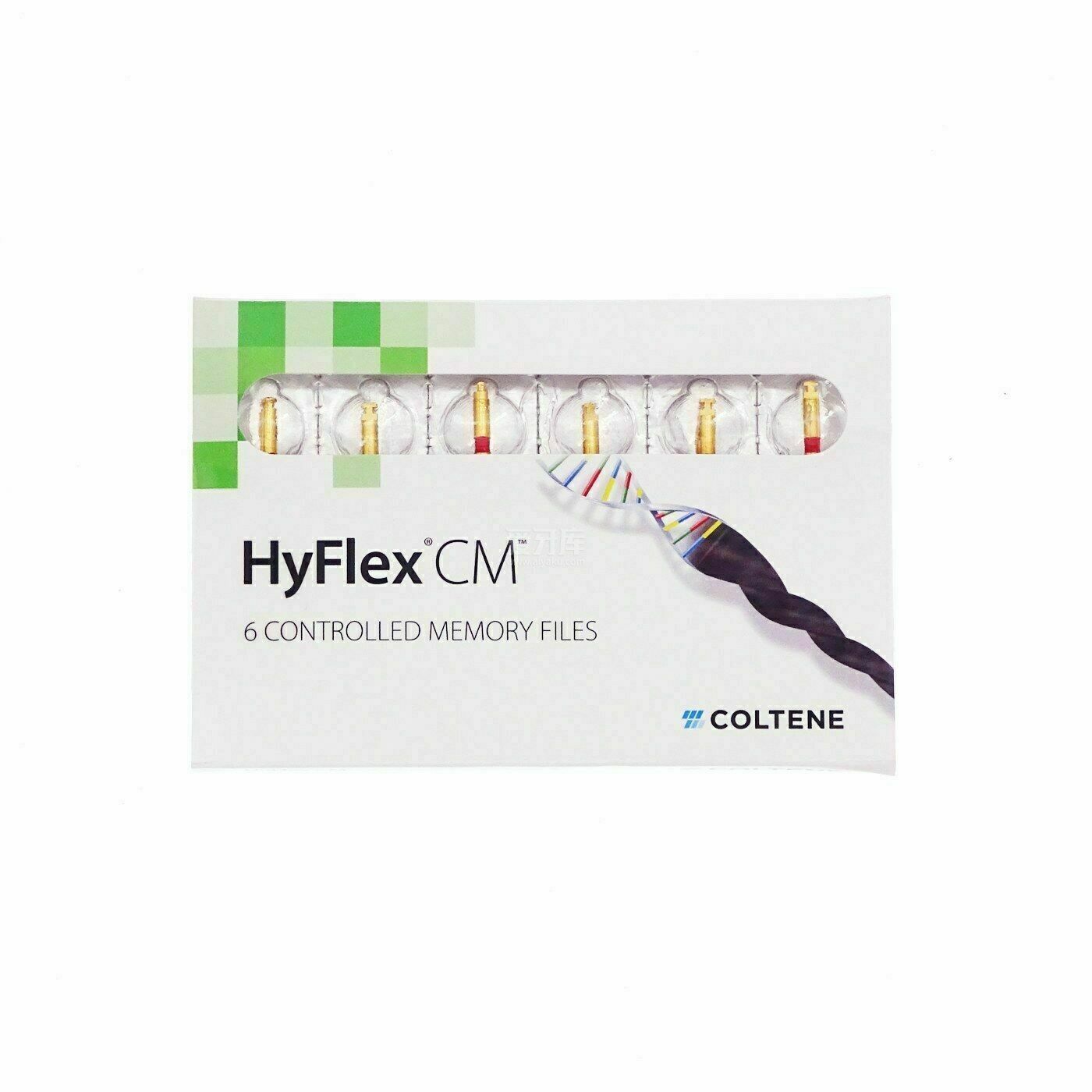 Coltene Hyflex CM Controlled Memory NiTi Files Rotary File System Set of 6 Files