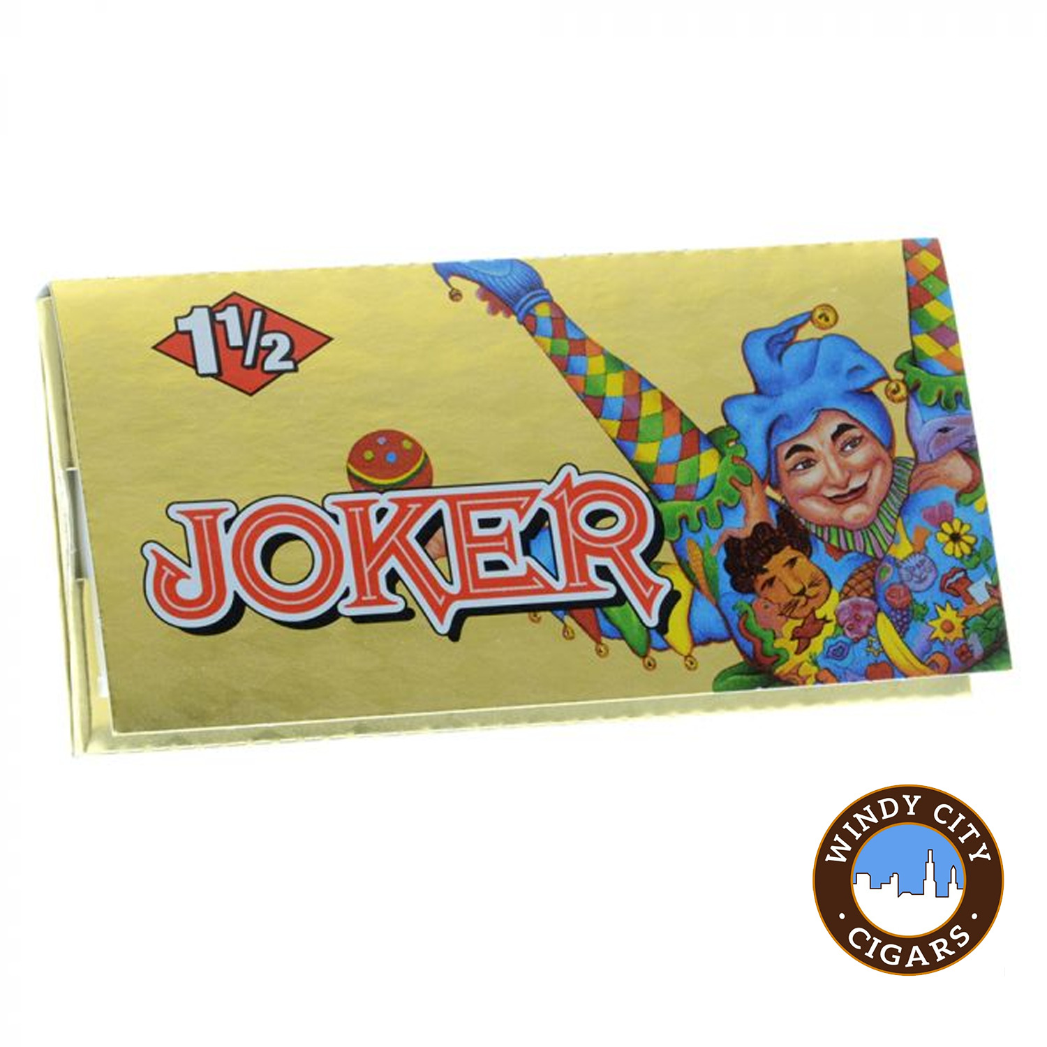 Joker Gold 1 1/2 Rolling Papers - 10 Packs
