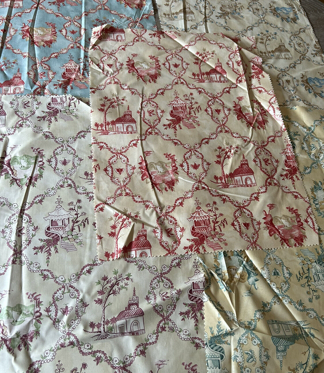 Nina Campbell Fabric Samples 30 Piece Lot 22\