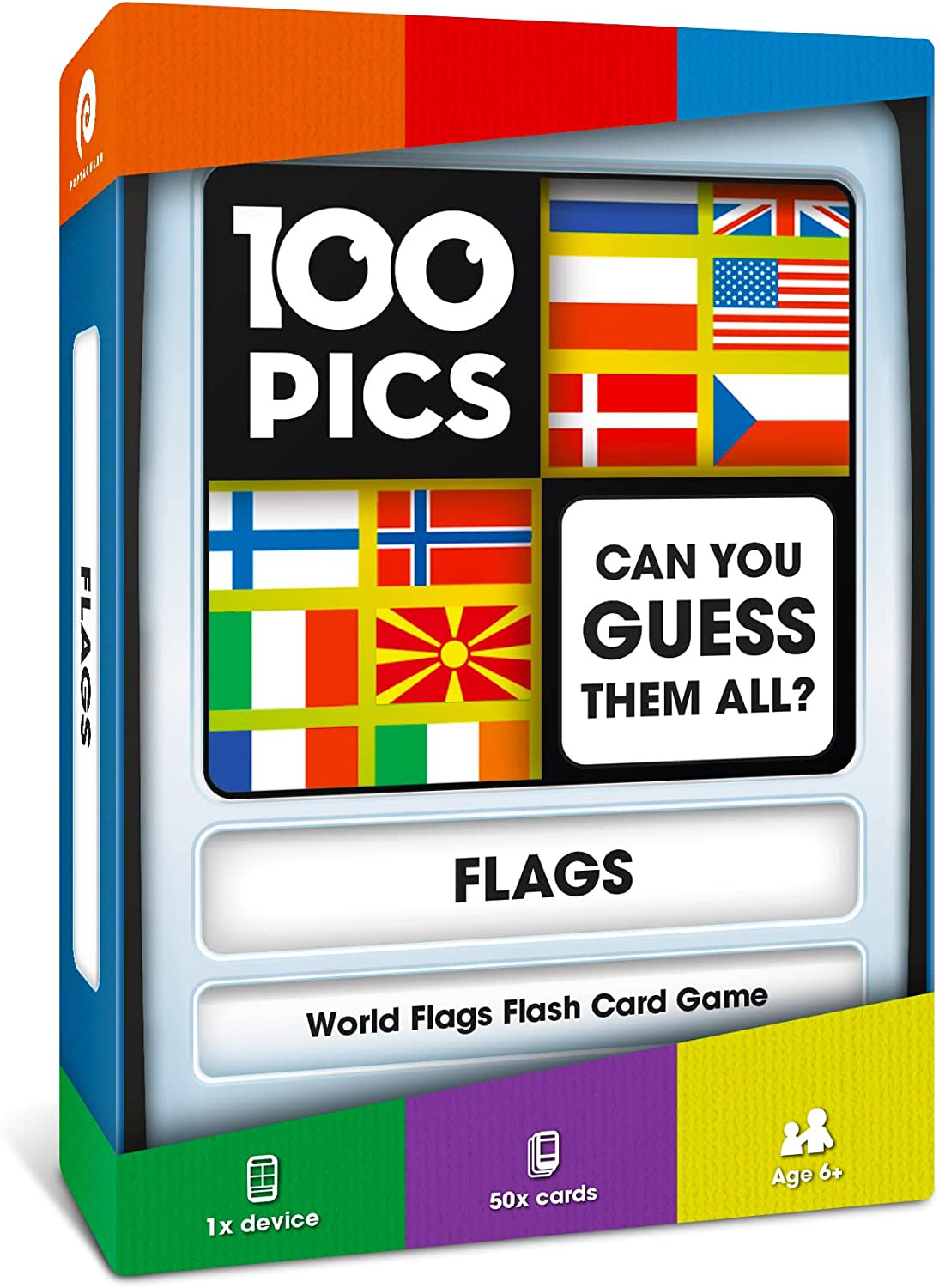 100 PICS Flags of the World Travel Game - Learn 100 Country Flags | Flash Cards 