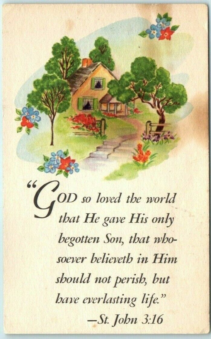 Postcard - St. John 3:16