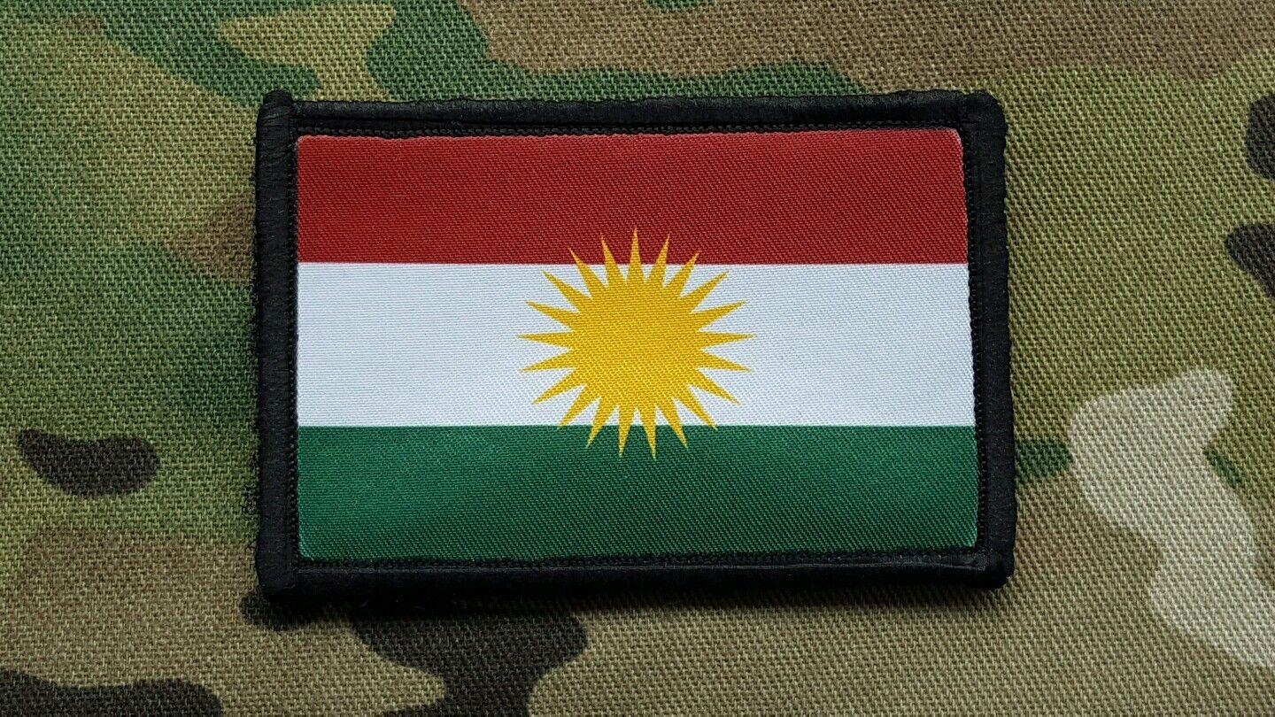 Peshmerga Kurdistan Flag Special Forces Kurdish l Anti-terrorist Patch