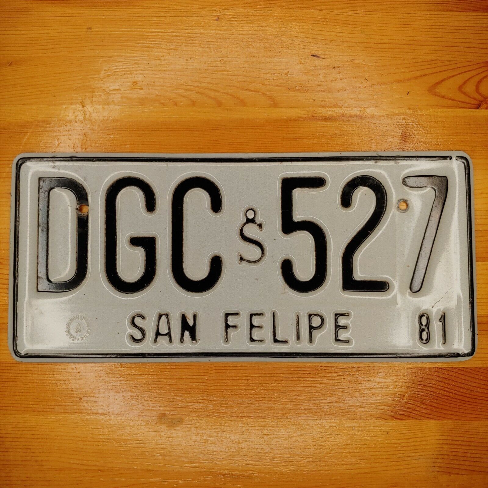 Vintage San Felipe License Plate 1981 See Photos