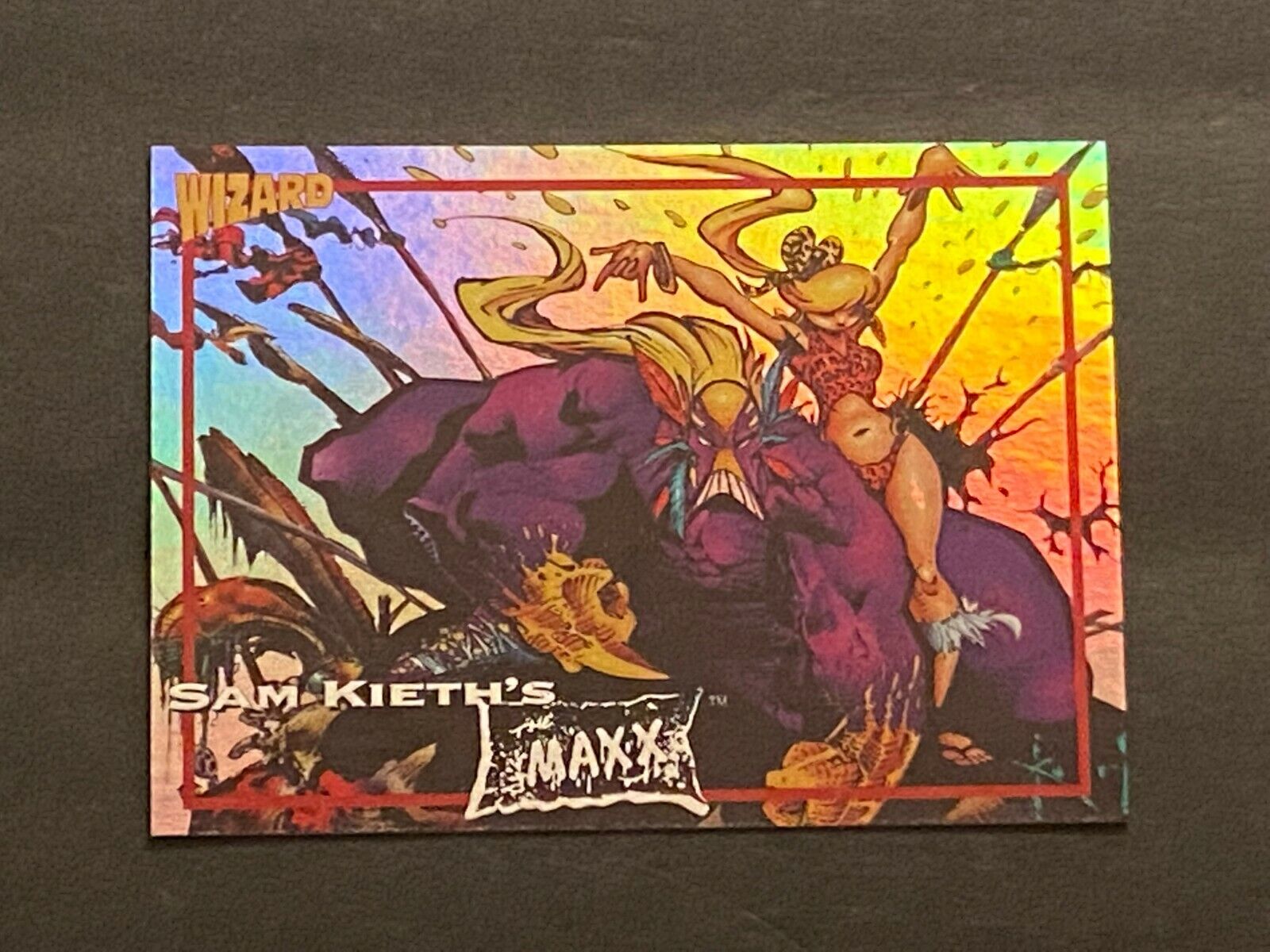The Maxx autographed William Messner-Lobes 1992 Wizard Press Promo Card #2