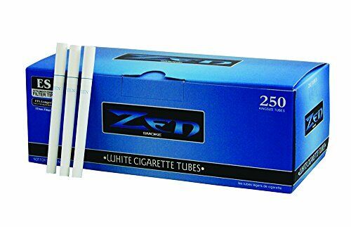 Zen White Light Blue King Size tubes 250ct Box [10-Boxes]