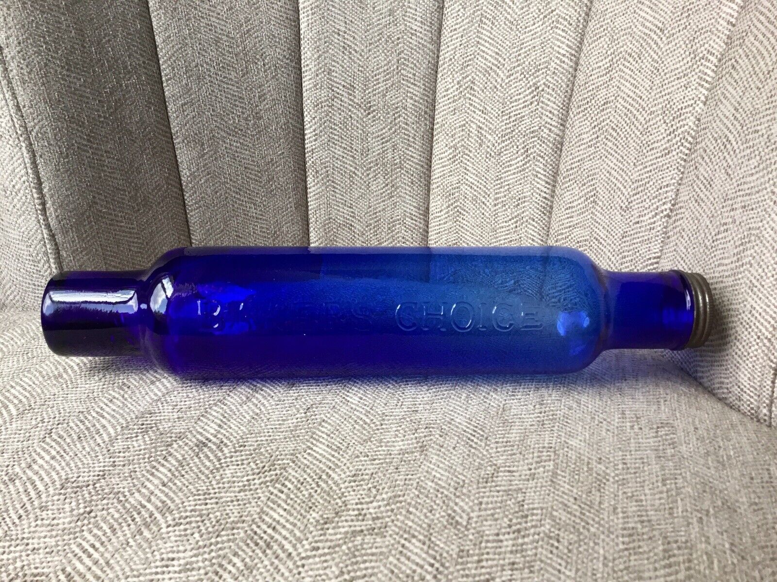 Cobalt Blue Bakers Choice Ice Water Rolling Pin