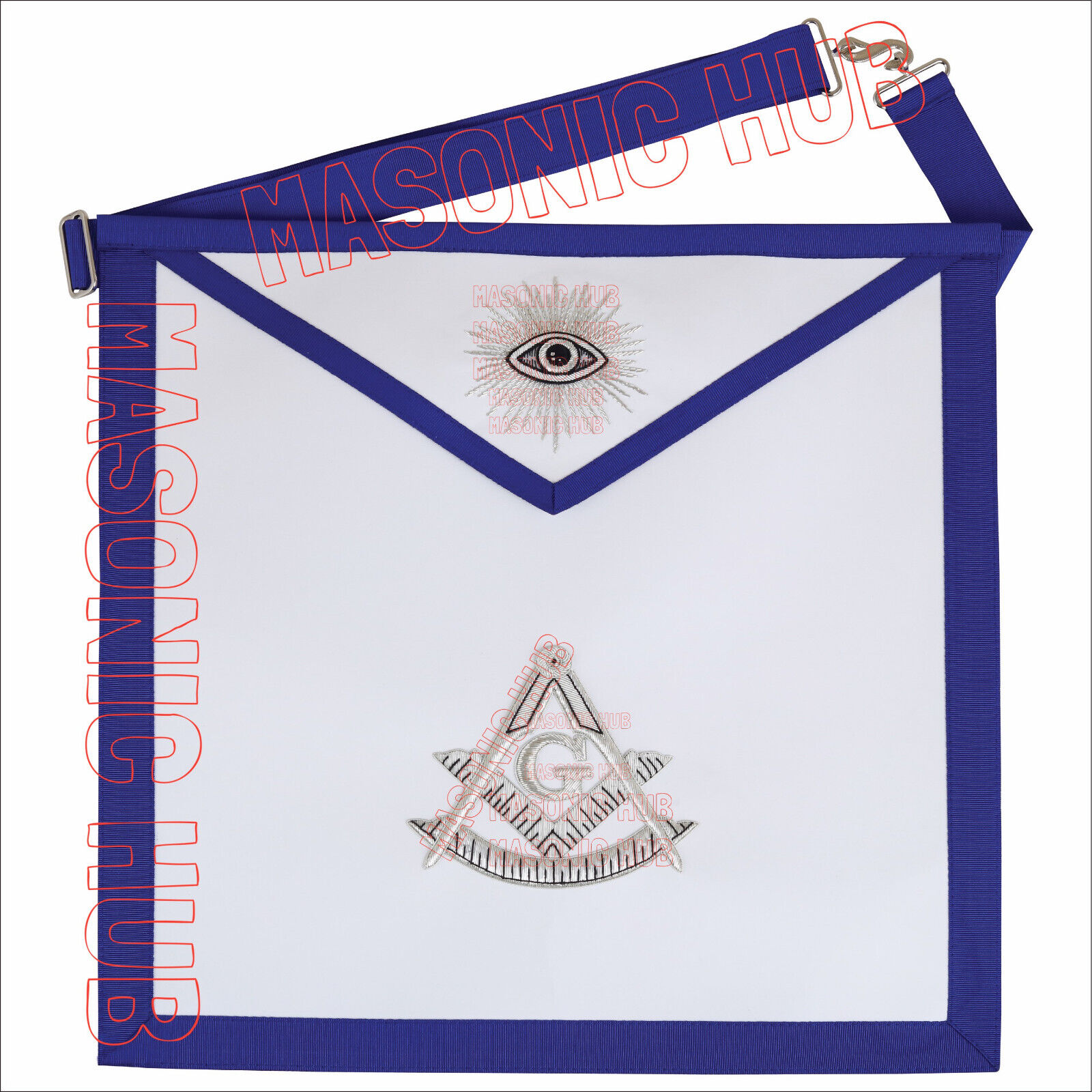 Texas Legacy: Genuine Leather Past Masters Apron with Hand-Embroidered Detailing