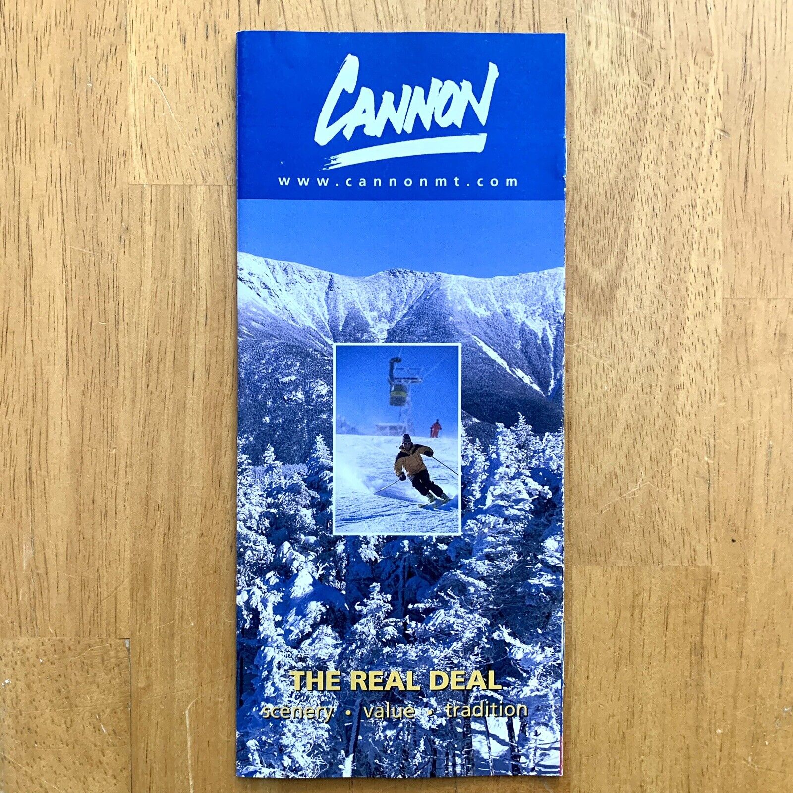 2003-2004 CANNON MOUNTAIN Resort Brochure Ski Trail Map NEW HAMPSHIRE
