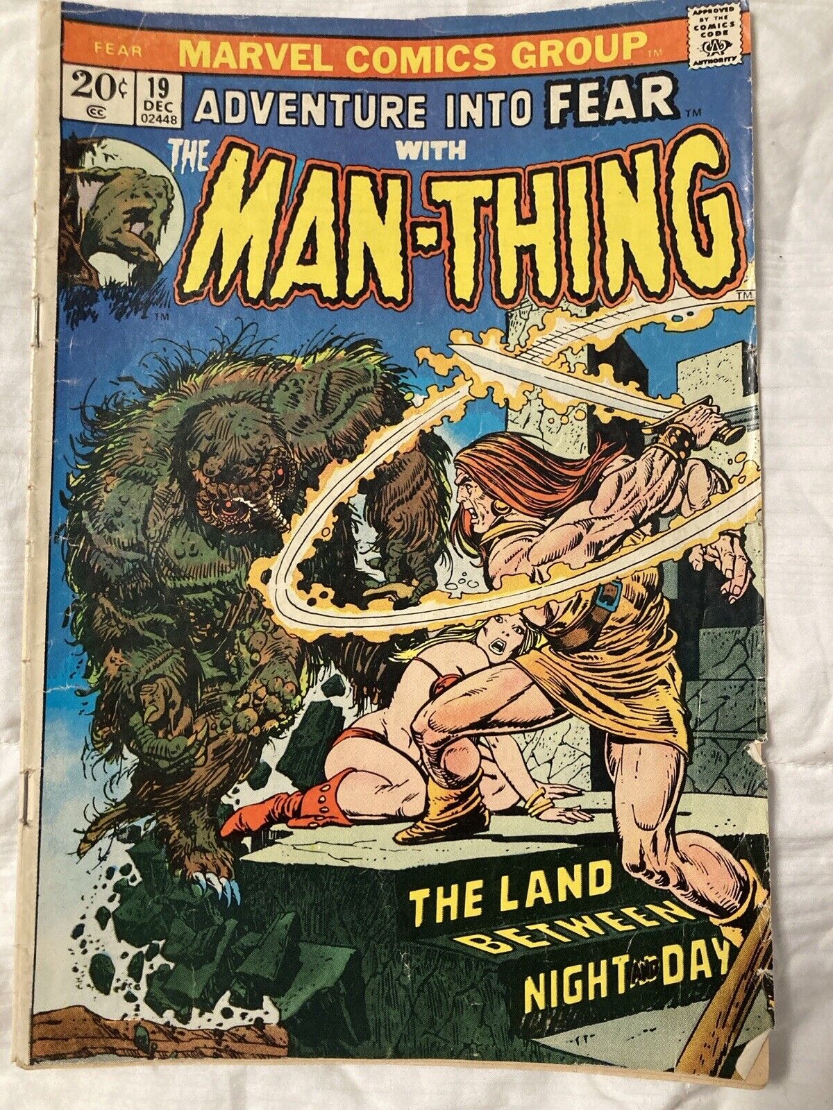 ADVENTURE INTO FEAR WITH MAN-THING #19 FIRST APPEARANCE OF HOWARD THE DUCK